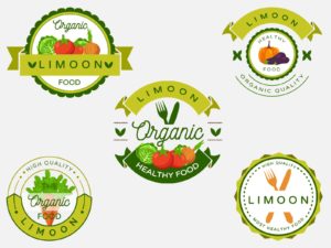 LIMOON ORGANIC FOOD LOGOS