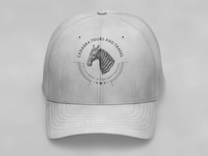 Cap with logo